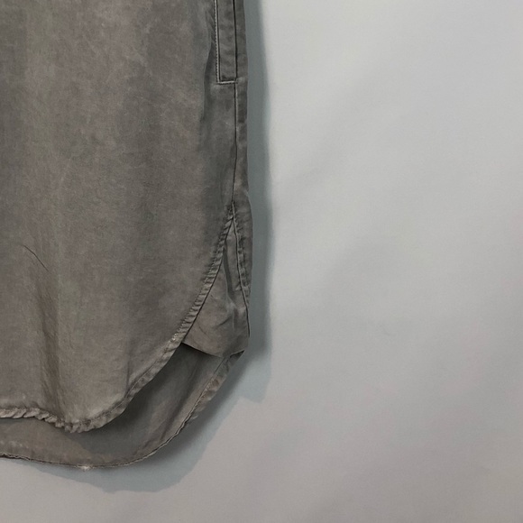 Cloth & Stone Gray Tencel Shirt Dress XS - Picture 5 of 6